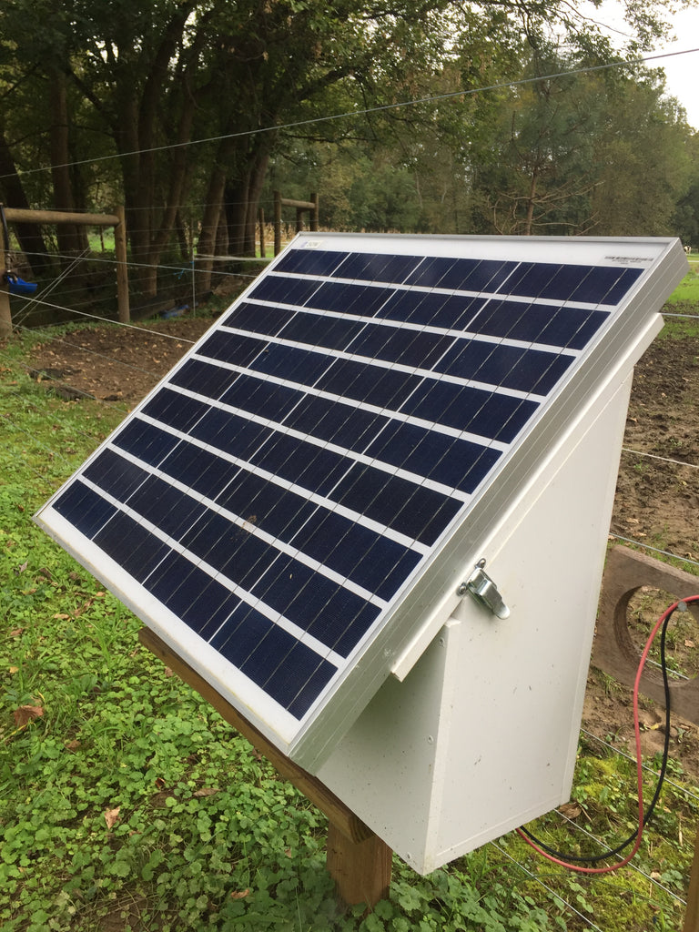 80 Watt electric fence solar shock box