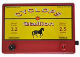 Cyclops STALLION, 2.5 Joule, 25 Acre, 110V AC Powered Energizer | Free USA Shipping - CYCLOPS ELECTRIC FENCE CHARGERS