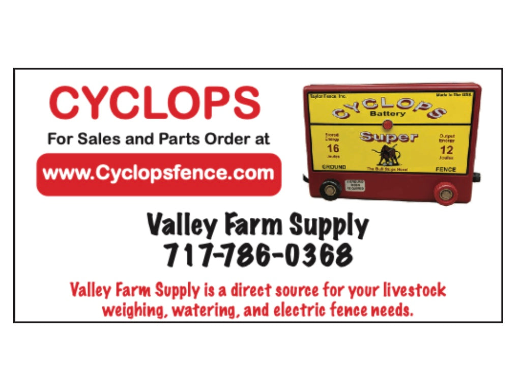 Where to buy Cyclops Electric Fence Chargers from Taylor Fence