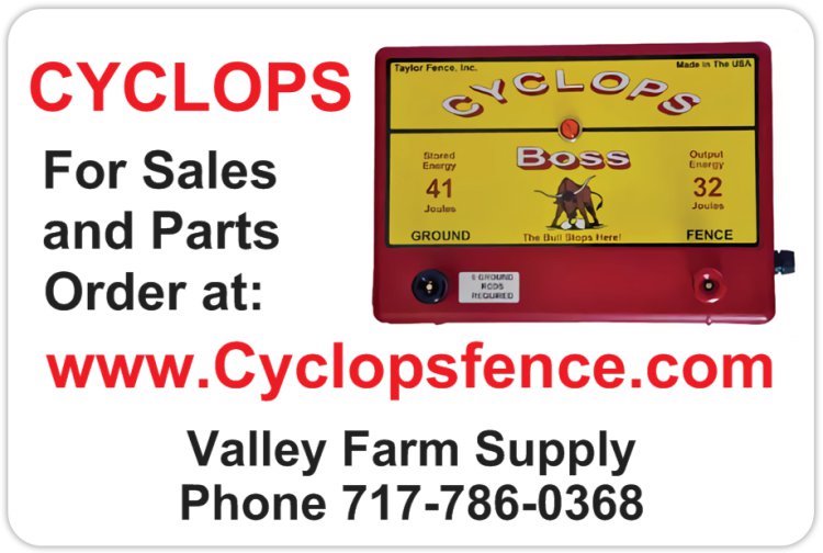 Benefits of using an Cyclops Electric Fence Charger.