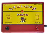 Cyclops HERO, 1.5 Joule, 15 Acre, 110V AC Powered Energizer | Free USA Shipping - CYCLOPS ELECTRIC FENCE CHARGERS