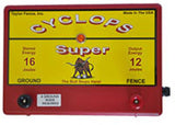 Cyclops SUPER, 12 Joule, 200 Acre, 110V AC Powered Energizer | Free USA Shipping - CYCLOPS ELECTRIC FENCE CHARGERS