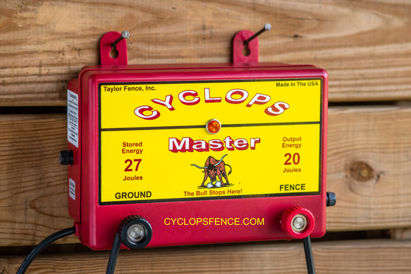 Cyclops MASTER, 20 Joule, 640 Acre, 110V AC Powered Electric Fence Charger Energizer | Free USA Shipping  Edit alt text