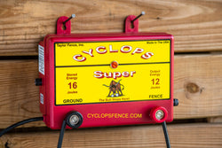 Cyclops BRUTE, Plug-in/AC Powered, 8 Joule Electric Fence Charger - Up to 100 Ac Cyclops BRUTE, Plug-in/AC Powered, 8 Joule Electric Fence Charger - Up to 100 Ac