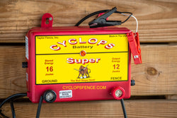 Cyclops SUPER, 12 Joule, 200 Acre, 12V Battery Powered Energizer | Free USA Shipping - CYCLOPS ELECTRIC FENCE CHARGERS